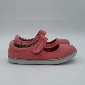 Livie & Luca Pink Mary Jane Shoes | Girls Size 13 | Canvas Ballet Flats